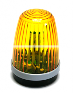 LN8000 - elegantní výstražná LED lampa LUNA 12-24-230 V ac s vestavěným přerušov